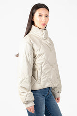 Raven Quilted Faux Leather Jacket