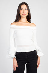 Presley Off The Shoulder Knit Top
