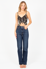 Chromatica Rhinestone Butterfly Top