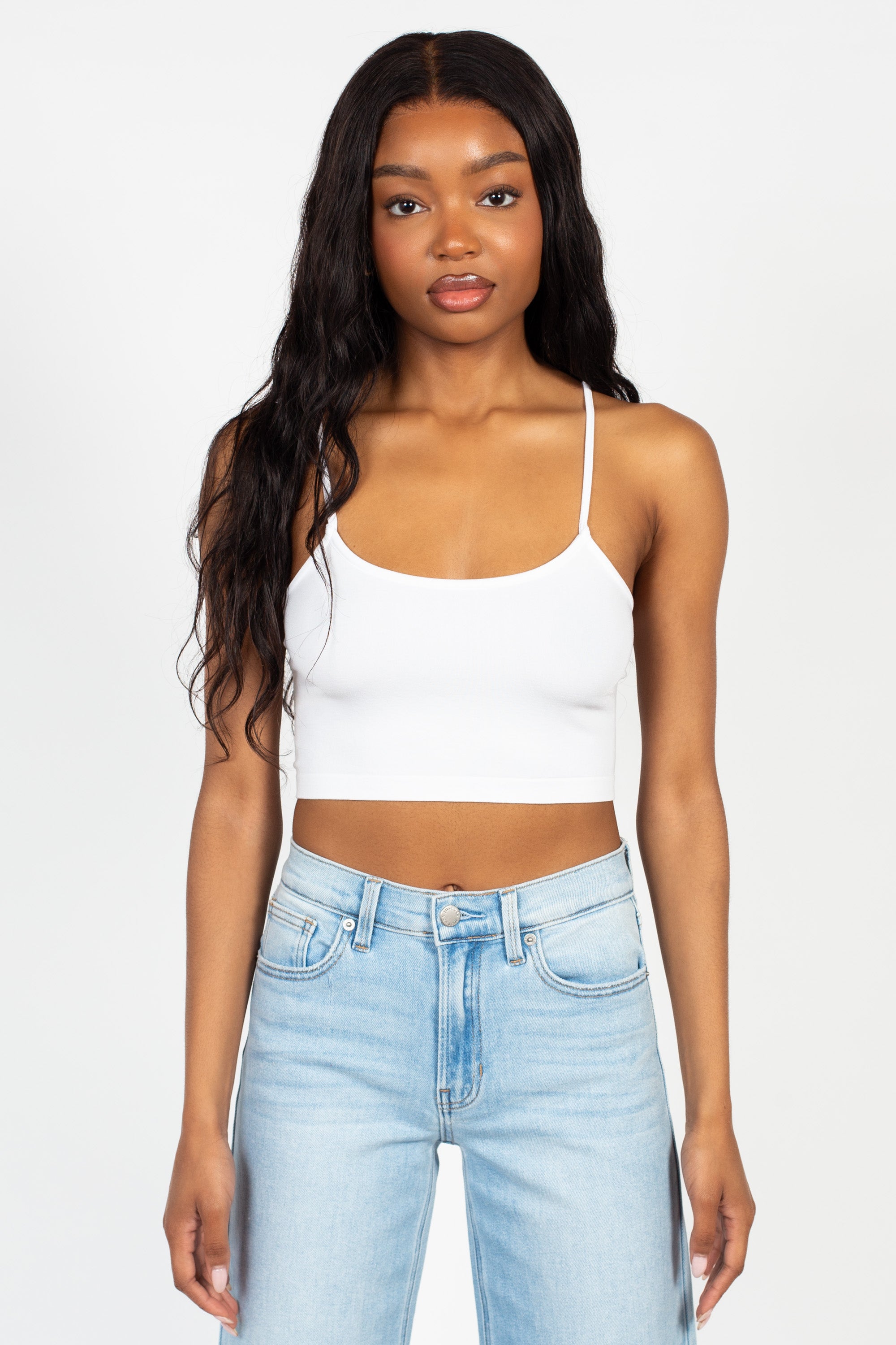 C'est Moi Crop Tank Top