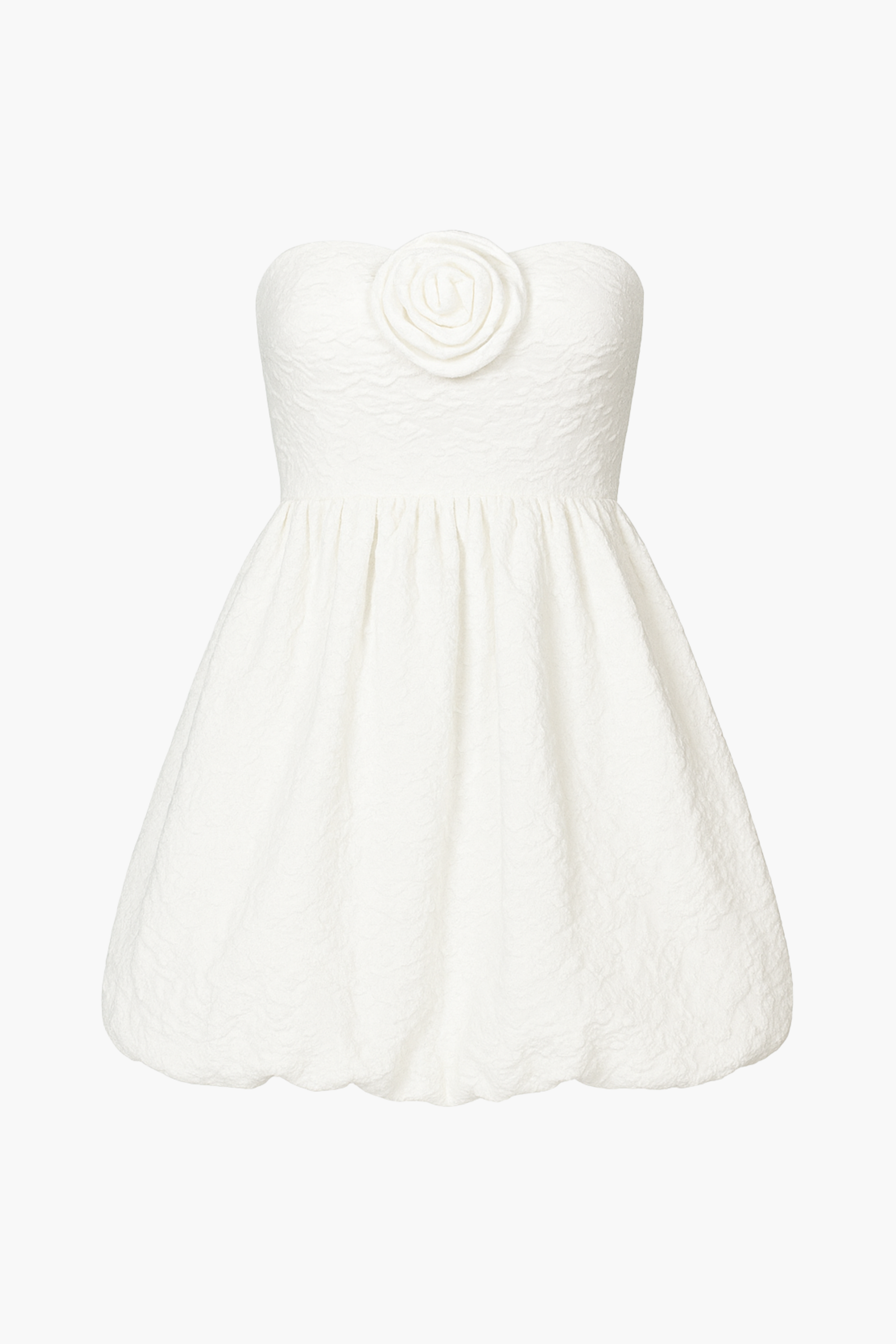 Stassie Rosette Applique Mini Dress