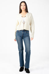 John + Jenn® Emile Gold Buckle Cardigan