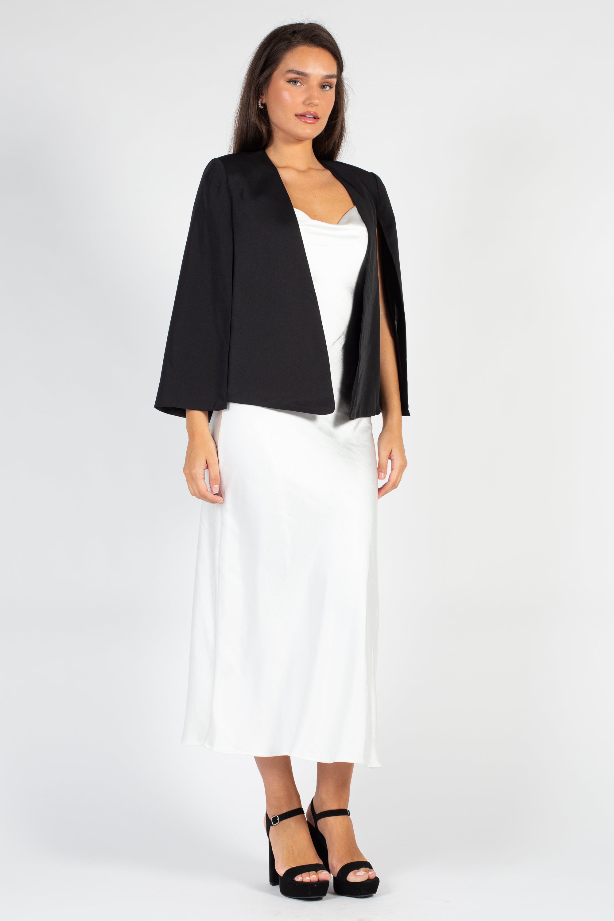 Risa Open Cape Blazer